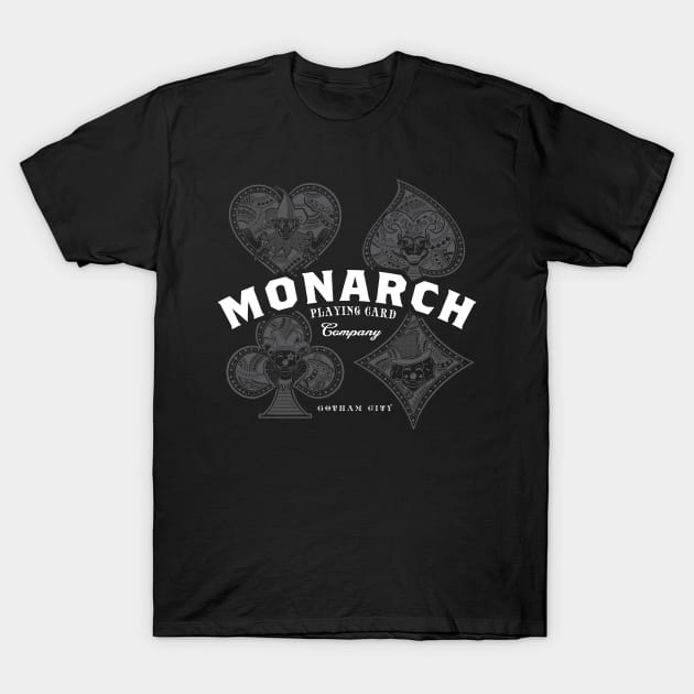 Monarch Playing Cards T-Shirt by MindsparkCreative